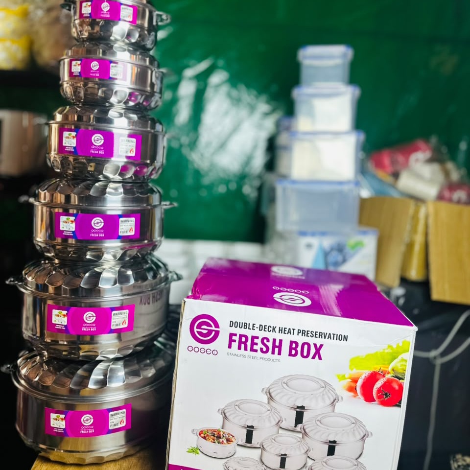 Stainless Steel Food Warmer 6 sets